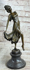Original Milo Art Deco/Nouveau Gypsy Dancer Hot Cast Marble Base Figure Sale picture