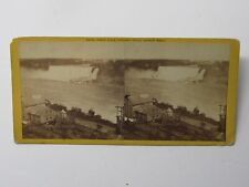 Davis, Table Rock Center, Niagara Falls Canada West Thin Stereoview Photo c1870s picture