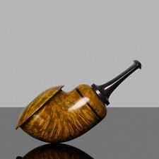 MUXIANG Handmade Freehand Pipe Briar Smooth Tobacco Smoking Pipe Small Wood Pipe picture