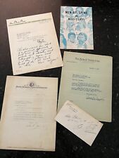 Meridian Ms Autographed Letters To A Bookstore Owner Authors Clayton Rand picture