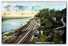 1909 Scene On Ohio River At Ben Avon Pittsburg Pennsylvania PA Vintage Postcard picture