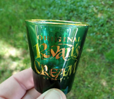 Original Vintage RYAN'S CREAM Green Gold Shot Glass picture
