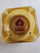 VTG SAHARA Amber Colored  Ashtray Used picture