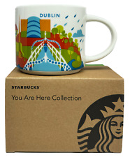 New Starbucks Dublin You Are Here YAH Collector Series 14oz Ceramic Mug in Box picture