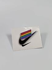 Nike Be True Pride Rainbow Lapel Pin Swoosh Logo * picture