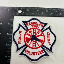 RANDOLPH TOWNSHIP FIRE DEPARTMENT VOLUNTEER Patch (Firefighter) 441P picture