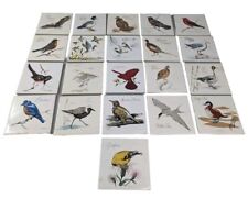 Screen Crafts Hand Painted & Signed Hanging Ceramic Bird Tiles Lot 21 Vtg 6