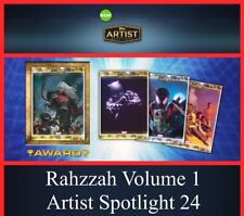 RAHZZAH VOLUME 1 TWO RARE SETS ARTIST SPOTLIGHT 24-TOPPS MARVEL COLLECT picture