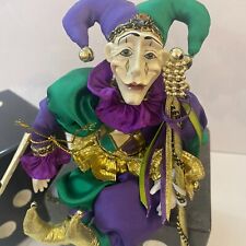 Porcelain Jester Collectable, Checkers, Show Stoppers Inc.-The Orleans Las Vegas picture