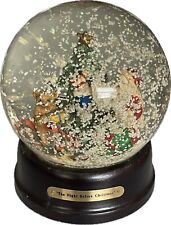 VINTAGE 1990 HARLEY DAVIDSON SNOW GLOBE MUSIC BOX~THE NIGHT BEFORE CHRISTMAS~NOS picture