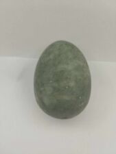 Vintage green stone egg shaped home decor picture