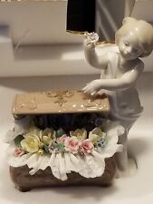 Lladro “Petals Of Hope” #6710 Porcelain Figure Retired MINT W/Box picture