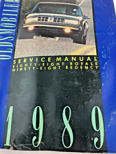 Genuine GM 1989 EIGHTY EIGHT AND NINTY EIGHT OLDMOBILE SERVICE / SHOP MANUAL picture