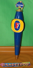 Foster's Australian Draft Beer Keg Kegerator Beverage Pub Bar Blue Tap Handle picture