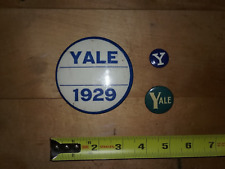 LOWER PRICE Lot of 3 Yale University Vintage Pinbacks.  VGC picture