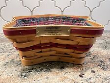 Longaberger 2001 Shining Star Basket Protector liner Christmas collection picture