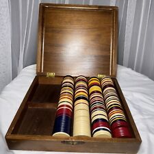 Antique Smooth Clay Poker Chips Huge Lot 300+ picture