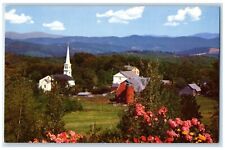c1960 Village Shows Delightful Green Mountain State Peacham Vermont VT Postcard picture