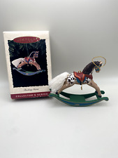 Hallmark 1995 Rocking Horse series Christmas Ornament picture