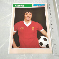 sports cards - WORLD ELEVEN FOOTBALL CARD - 1991 - Kevin Keegan / Liverpool picture