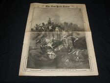 1910 APRIL 3 NEW YORK TIMES PICTURE SECTION - CAMBRONNE AT WATERLOO - NP 5642 picture