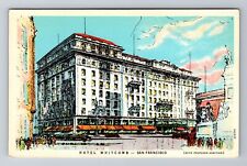 San Francisco CA-California, Hotel Whitcomb, Advertising, Vintage Postcard picture