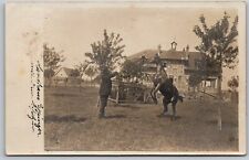 1907 RPPC Leonberg Wurtt Germany Bavaria Oppringer Horse Trainer Photo Postcard picture