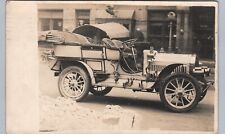 EARLY ANTIQUE AUTO new york ny real photo postcard rppc classic automobile picture