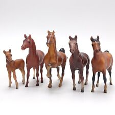 Vtg Breyer Mold Mustang Foal Pony Horse figurine Lot Of 5 Equestrian 1975 Minis picture