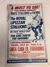 VINTAGE THE ROYAL LIPIZZAN STALLIONS The Worlds Greatest Equine 22x14 POSTER picture