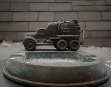 Vintage 1950s Jaeger Hi-Dump Cement Truck Ashtray Bronze Promotional picture