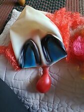 CLOWN MASK AND CLOWN HAIR picture