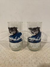 2 RARE Libby Glasses Mount St. Helen’s  May 18, 1980 Volcano Collectibles Vtg picture