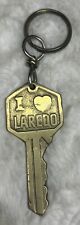 Vintage I Love Laredo “Key” Keychain Made In Republic Of China Taiwan picture