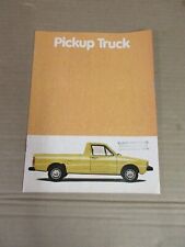 Vintage 1980s Volkswagen VW Pickup Truck Sales Advertisement Brochure   D2 picture