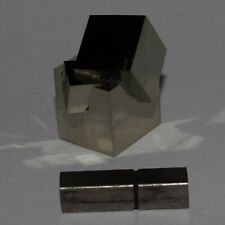 TRIPLE Pyrite Interconnected-Cubes from Navajun Spain. 29mm. Thumbnail. Py-22 picture
