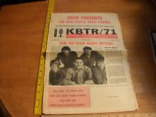 1966 Sam the Sham KBTR/71 Denver CO Bobby Vinton Dan Clayton HS football paper picture