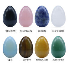 8PCS Natural Stone Egg Sphere Natural Gemstone Healing Crystal Specimen Stone picture