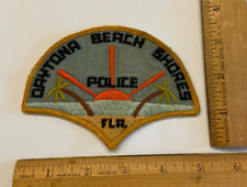 Vintage Original Daytona Beach Shores Florida FLA Police Patch picture