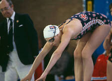 Swimming British Swimmer Sharron Davies 1979 Old Photo picture