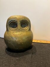 mcm brass owl vintage picture