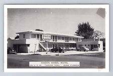 Miami FL-Florida, Wagon Wheel Motel, Advertising, Vintage Souvenir Postcard picture