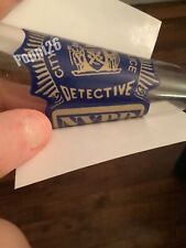 (2) NYPD Detective “Collectible” Inside decal NYC NY NYS picture