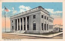 Hampton VA Virginia Post Office Newport News Cancel c1917 Vtg Postcard Y4 picture