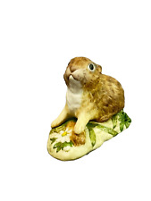 Vintage Cybis Muffet the Rabbit Porcelain Figurine 1976 picture