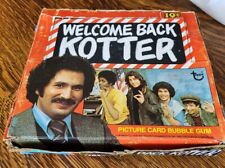 1976 Welcome Back Kotter TOPPS Wax Pack EMPTY BOX In Nice Condition picture