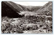 c1940's Bird's Eye View Of Georgetown Colorado CO RPPC Photo Vintage Postcard picture