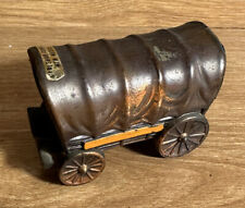 Carlsbad Cavern New Mexico Covered Wagon Vintage Metal Not A Bank Souvenir picture