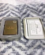 Zippo U2 2002 Lighter Design w Certificate & Tin Case Including Barcode New picture