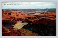 Grand Canyon AZ-Arizona Aerial Northeast From Grand View Point Vintage Postcard picture